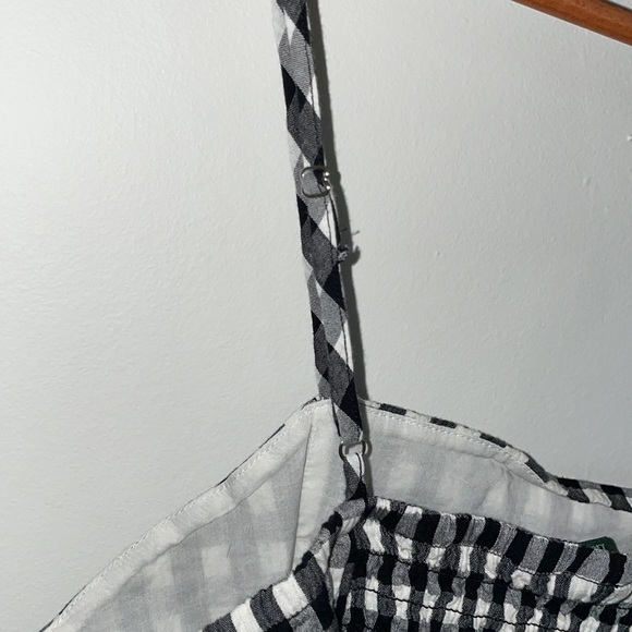 Plaid Gingham Peplum Tank Top - Picture 5 of 7